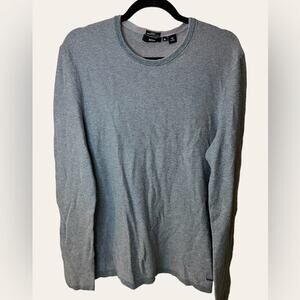 Hugo Boss Mens Blue Italian Yarn Light Sweater XL